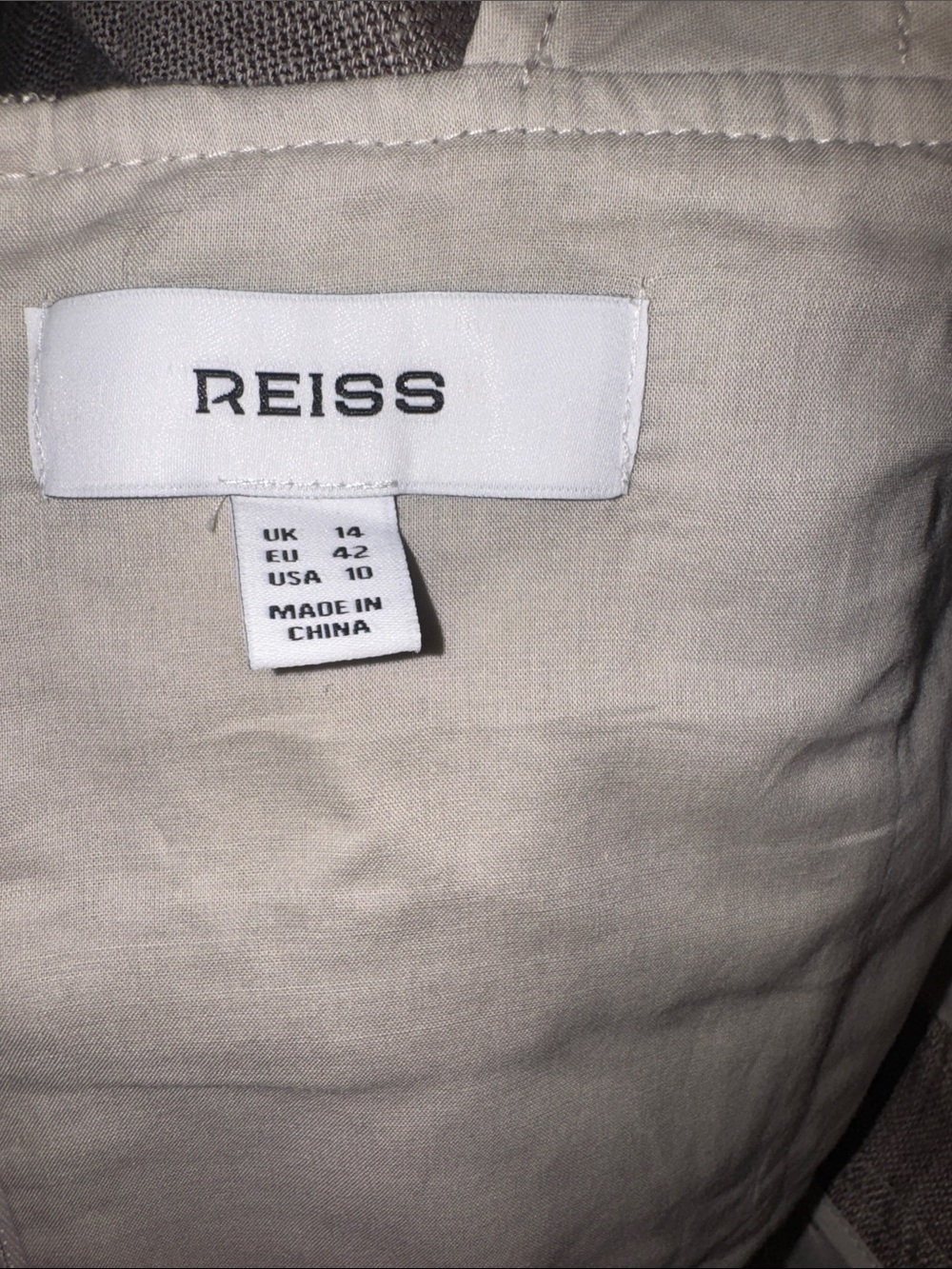 NEW REISS Flora Linen Wide-Leg Jumpsuit in
Neutral 10 - Picture 8 of 9